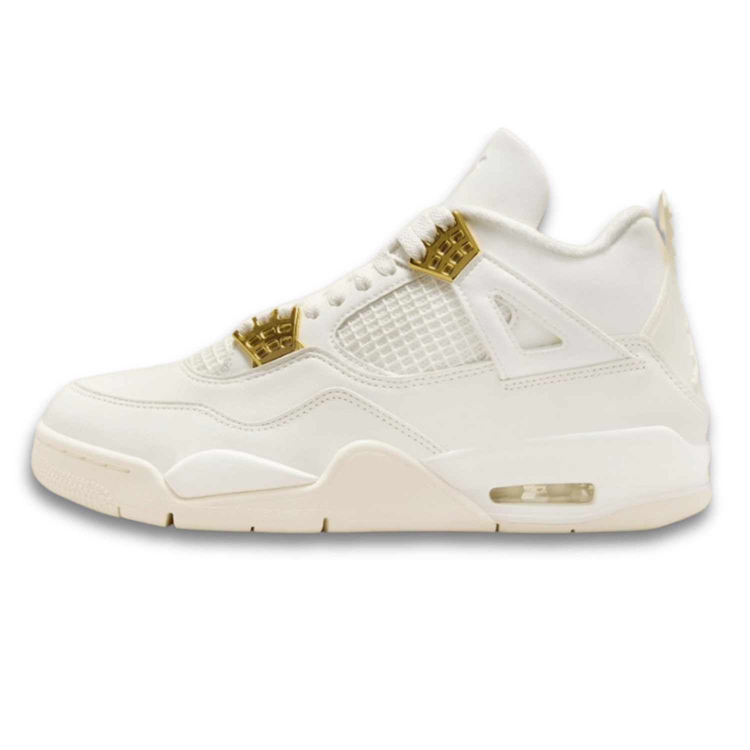 Black gold jordan 4 online