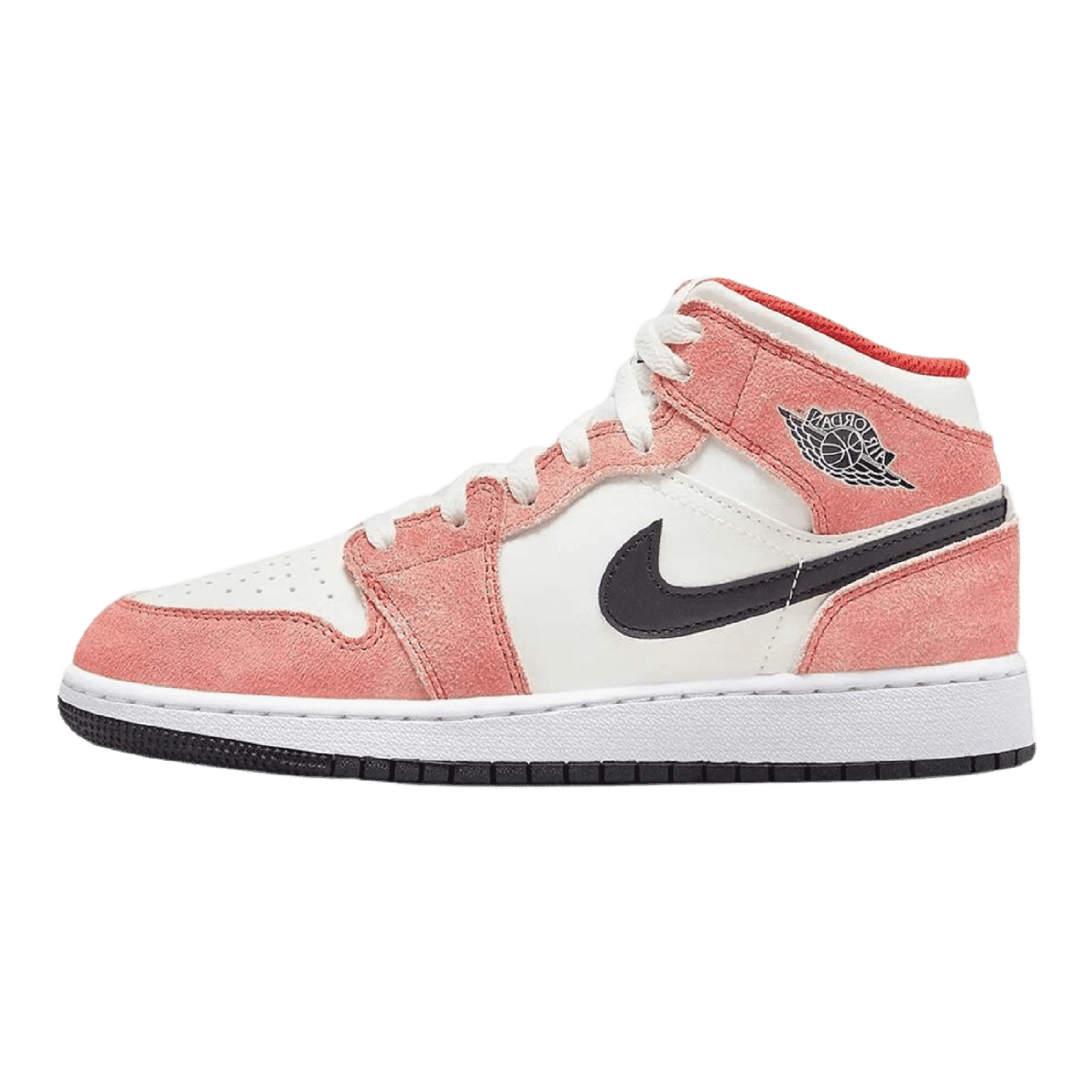 Air Jordan 1 Mid SE Orange Suede GS Sneakerterritory