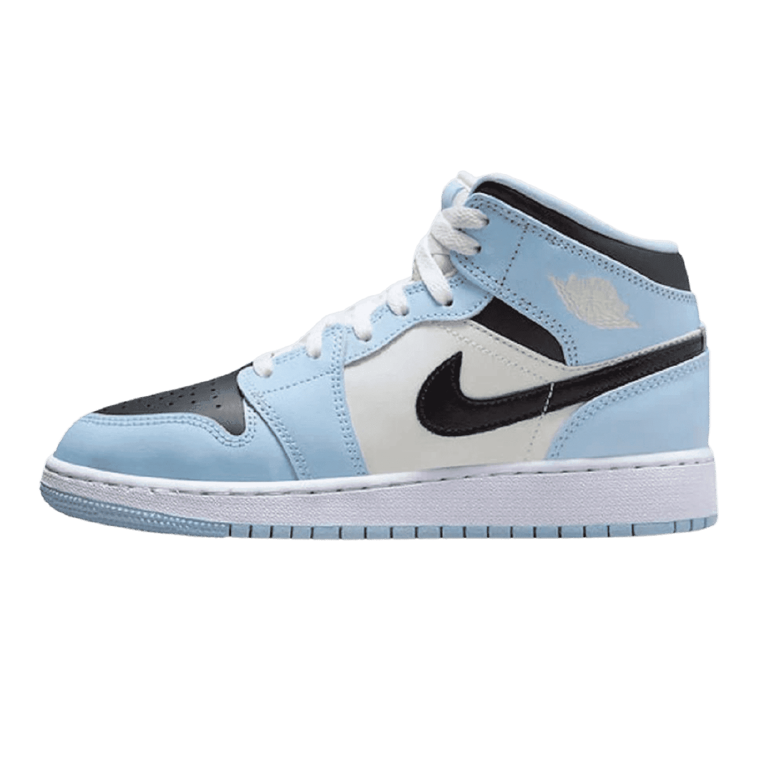 Air Jordan 1 Mid Ice Blue Black GS Sneakerterritory