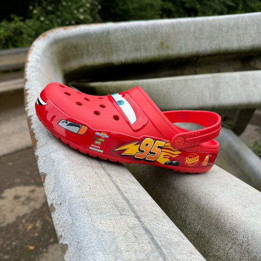 Lightning McQueen Crocs; Mcqueen Crocs; Sneakerterritory; Sneaker Territory