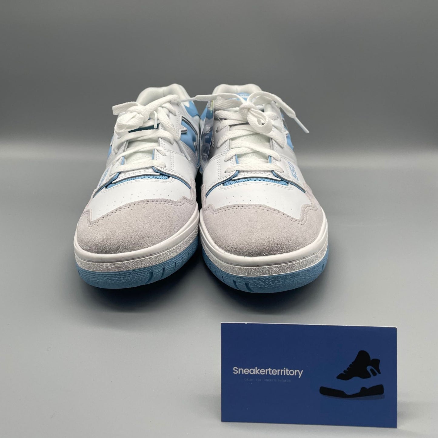 New Balance 550 White Blue Haze Rain Cloud - Sneakerterritory; Sneaker Territory 5