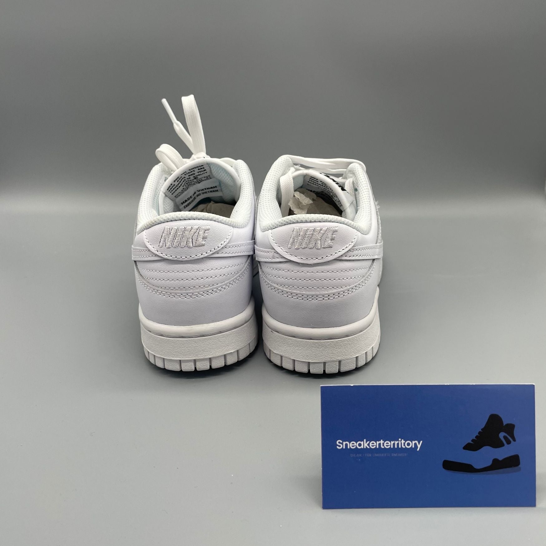 Nike Dunk Low Triple White (W) - Sneakerterritory; Sneaker Territory 3