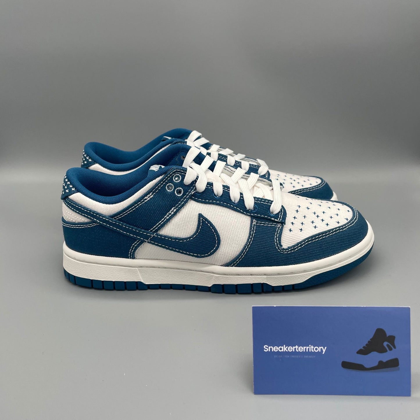 Nike Dunk Low Industrial Blue Sashiko - Sneakerterritory; Sneaker Territory 4