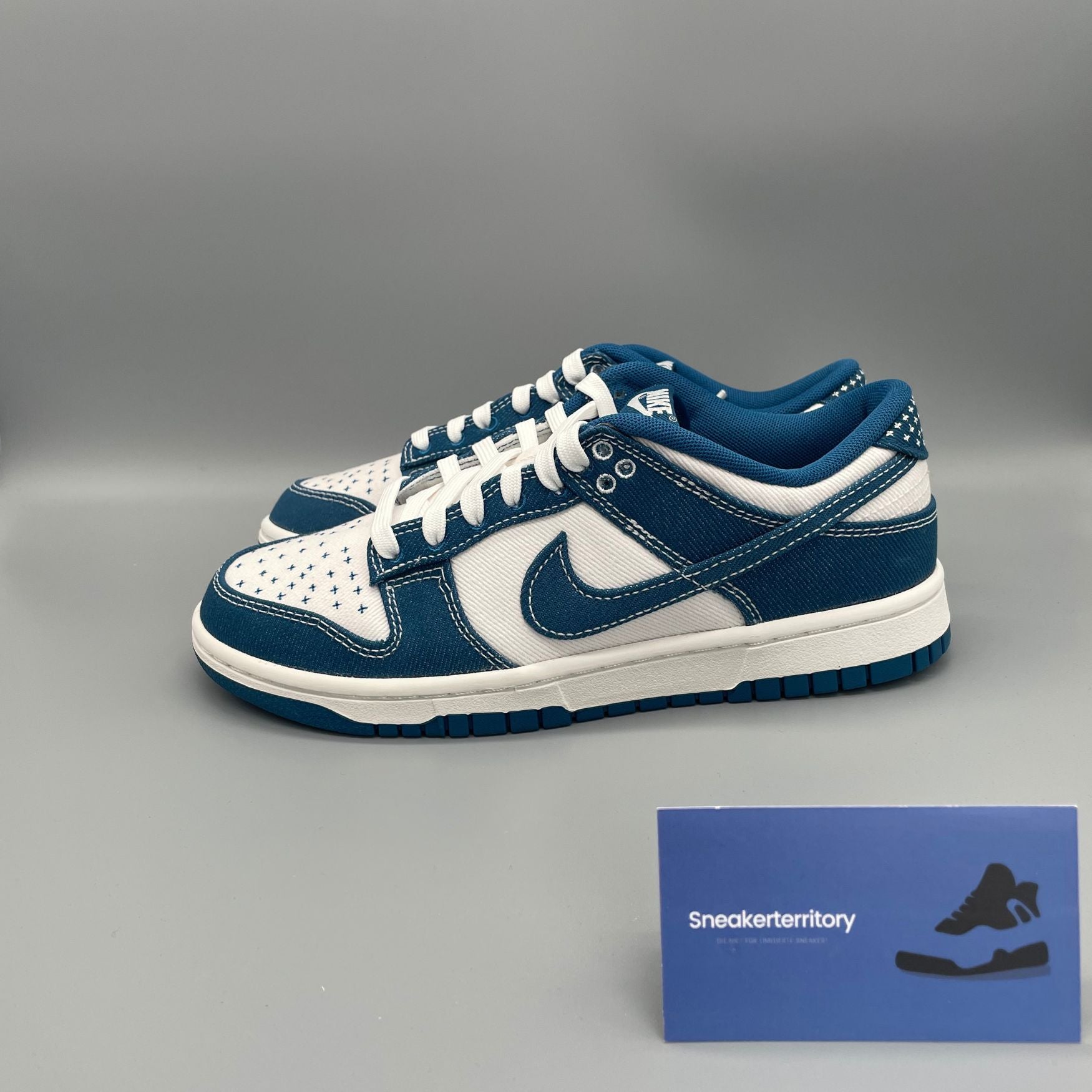 Nike Dunk Low Industrial Blue Sashiko - Sneakerterritory; Sneaker Territory 2