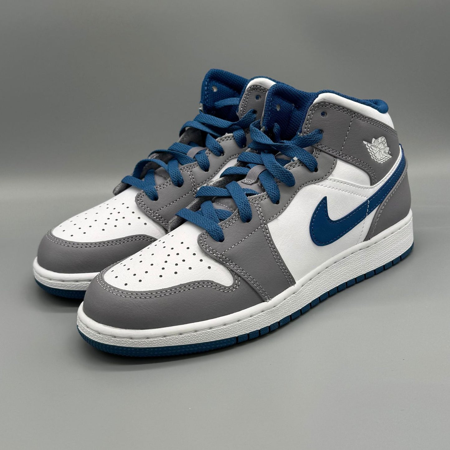 Air Jordan 1 Mid True Blue (GS) - Sneakerterritory; Sneaker Territory