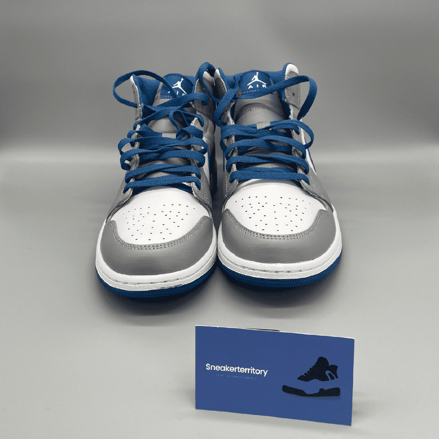 Air Jordan 1 Mid True Blue - Sneakerterritory; Sneaker Territory