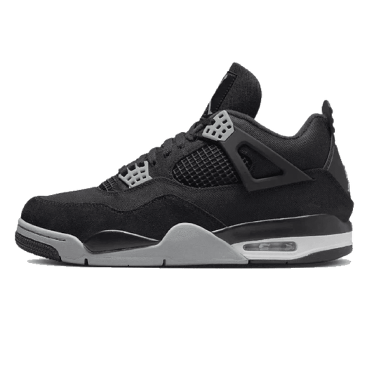 Air Jordan 4 Black Canvas - Sneakerterritory; Sneaker Territory