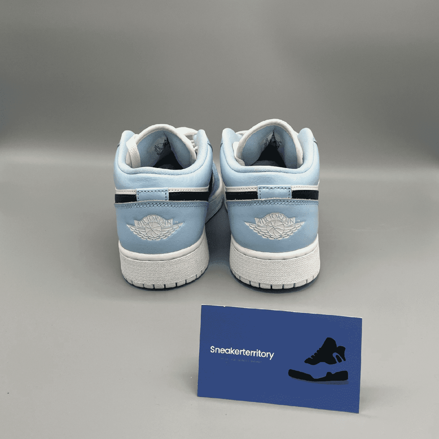 Air Jordan 1 Low Ice Blue Black (GS) - Sneakerterritory; Sneaker Territory 3