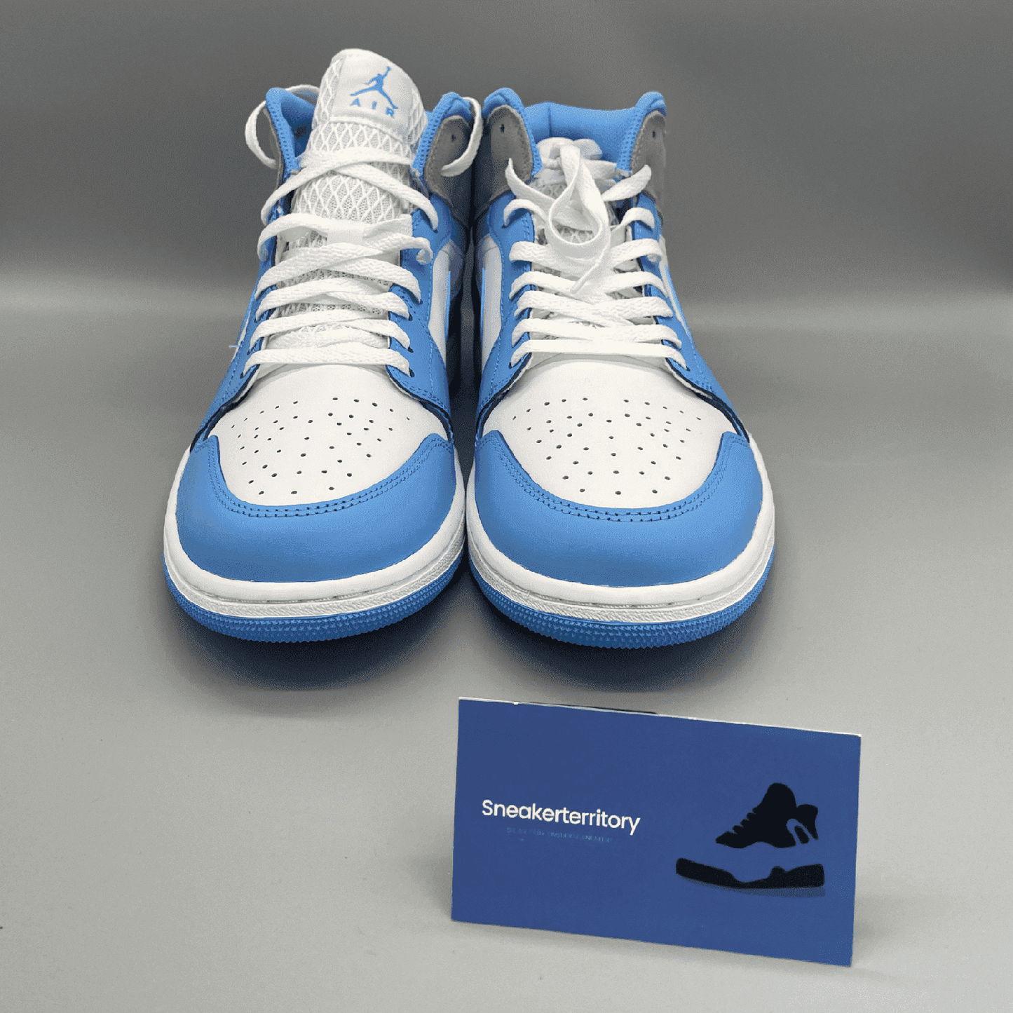 Air Jordan 1 Mid University Blue Grey - Sneakerterritory; Sneaker Territory 5